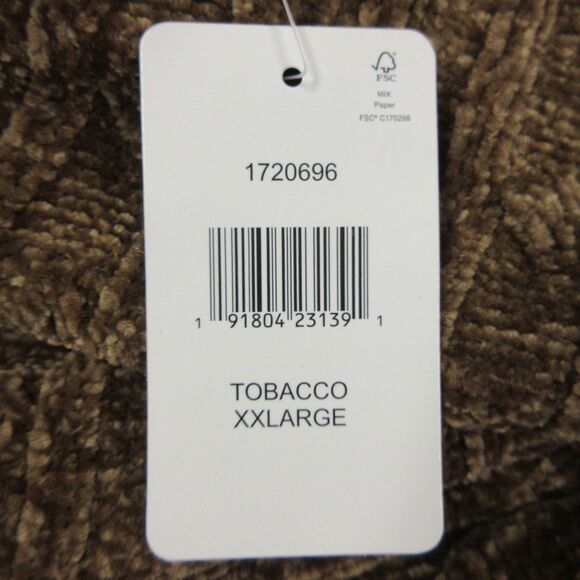 MATTY M Cable Knit Open Front Cardigan Sweater XXL Tobacco Golden Brown Tan NWT - Picture 6 of 8